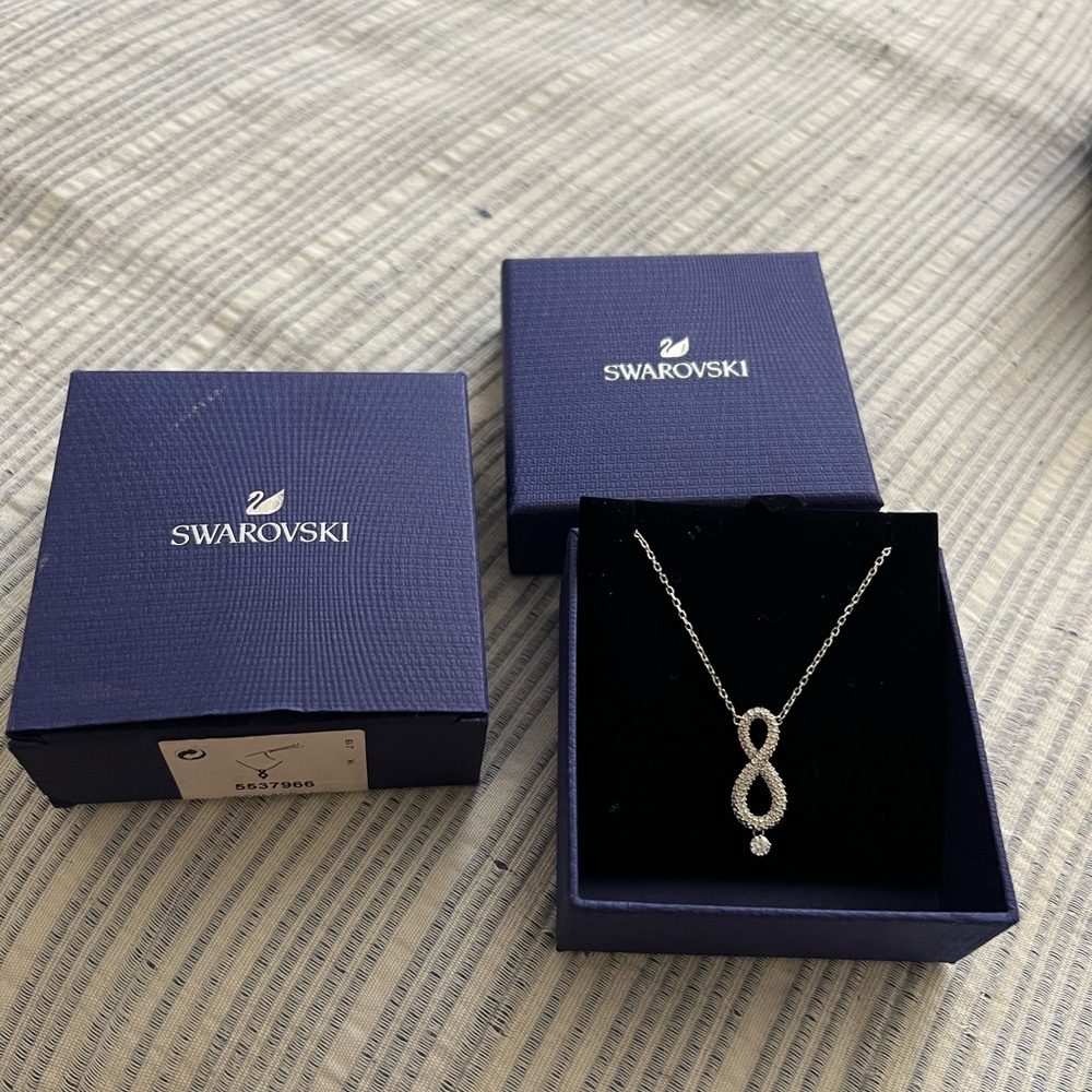 Swarovski infinity necklace